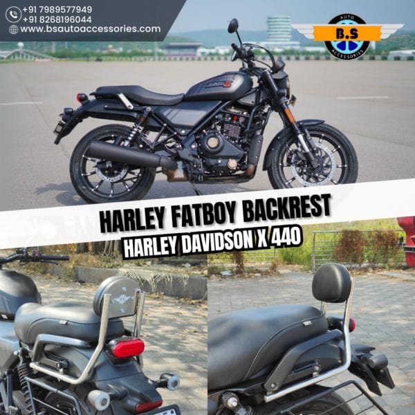 Harley FatBoy Backrest 1