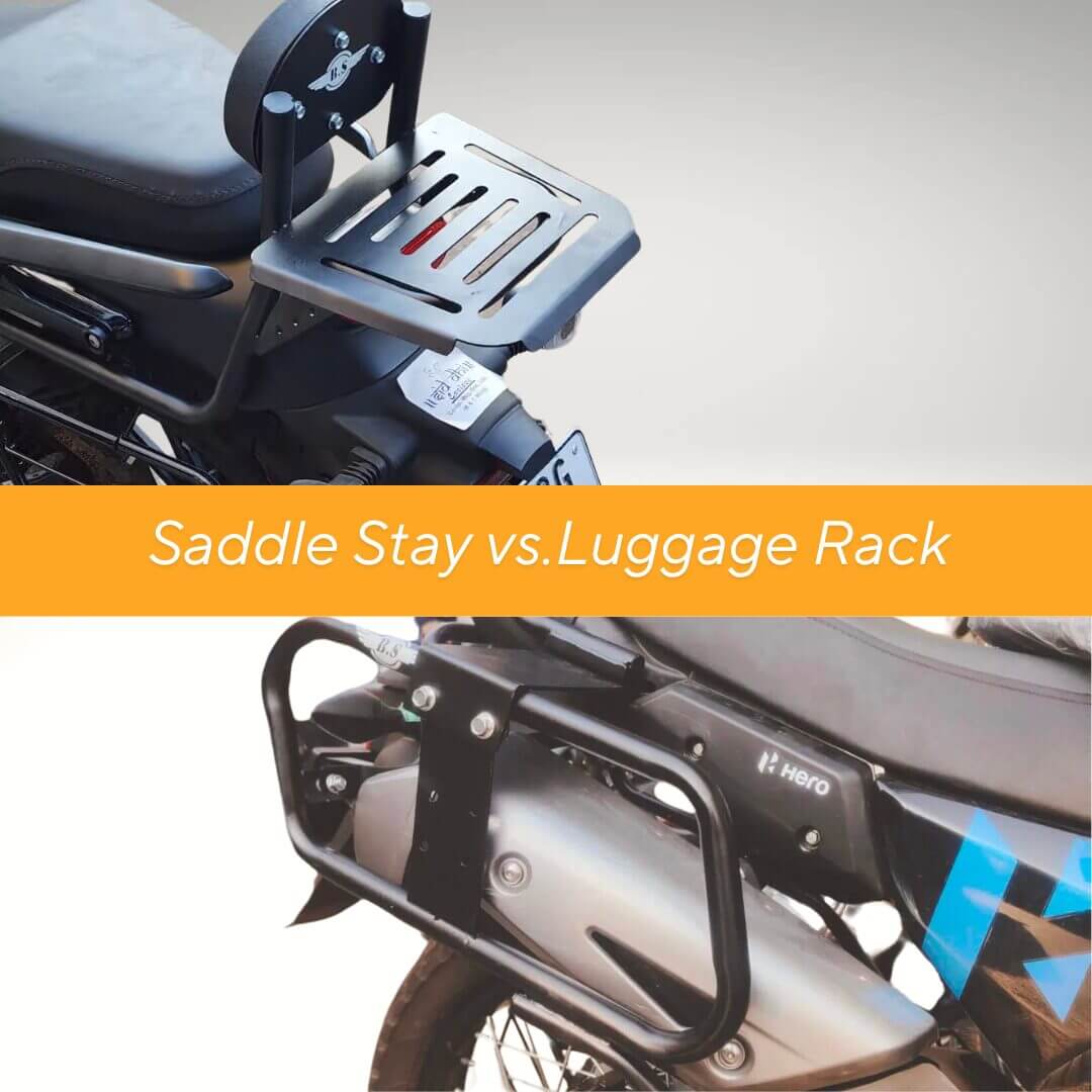 saddle stay vs luggage rack